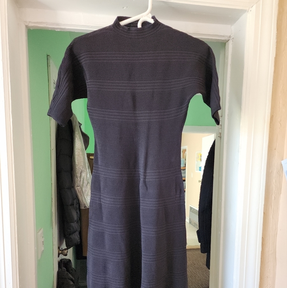 Adolfo Dominguez is a black sophisticated dress. - Picture 7 of 8